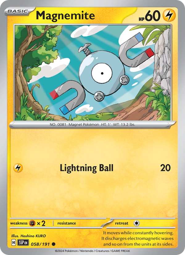 Magnemite (058/191) Reverse Holo card image