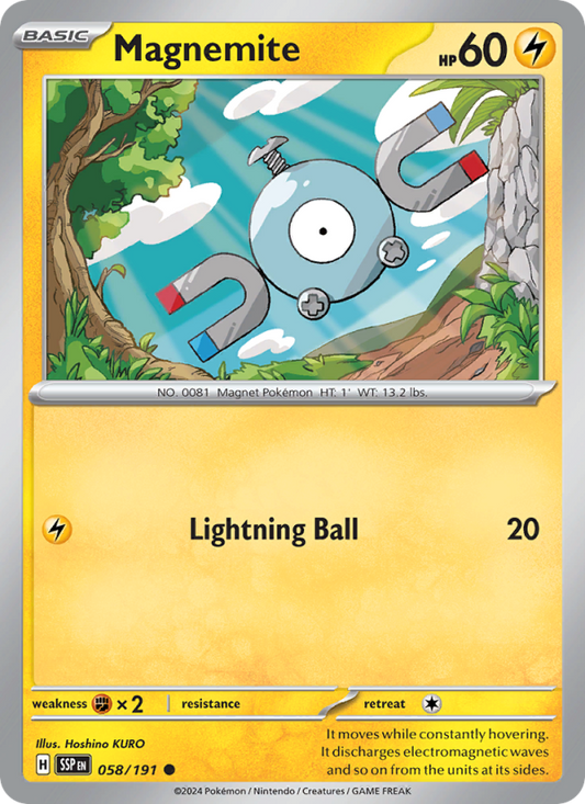 Magnemite (058/191) Reverse Holo card image
