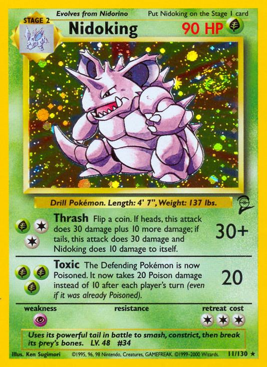 Nidoking (011/130) Reverse Holo card image