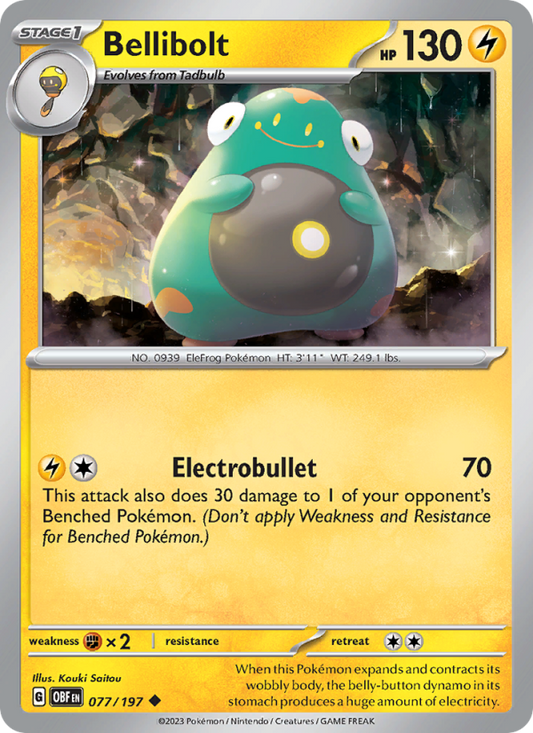 Bellibolt (077/197) Reverse Holo card image