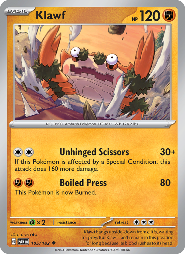 Klawf (105/182) Reverse Holo card image
