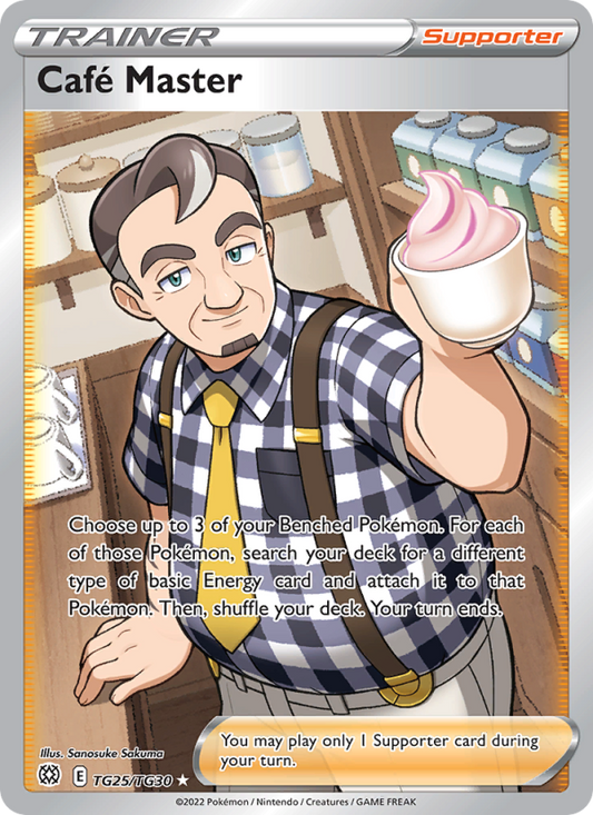 Café Master (TG25/172) Holographic card image