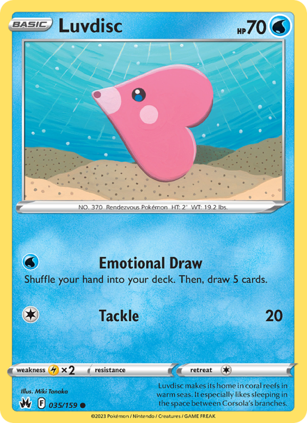 Luvdisc (035/159) Reverse Holo card image