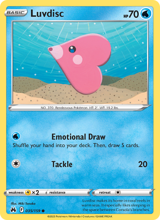 Luvdisc (035/159) Reverse Holo card image