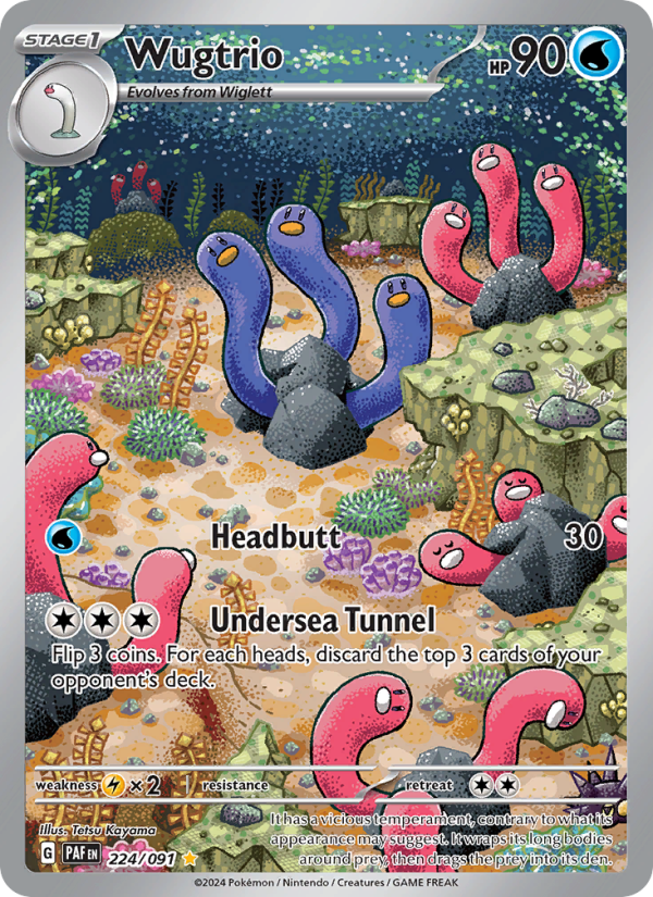 Wugtrio (224/91) Holographic card image