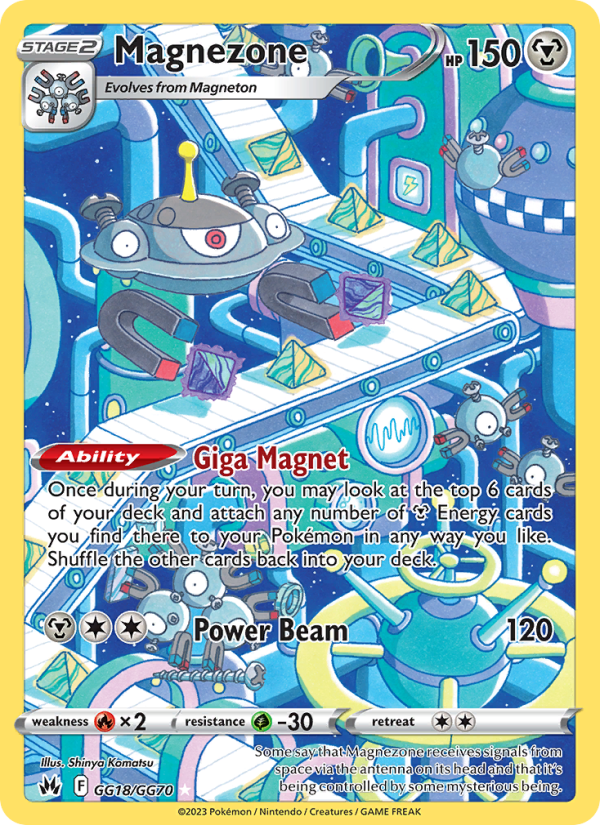 Magnezone (GG18/159) Holographic card image